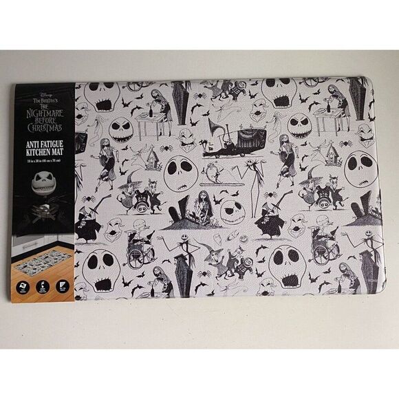 Disney Nightmare Before Christmas All Over Jack ANTI FATIGUE Mat 18X30” NEW - Picture 1 of 15